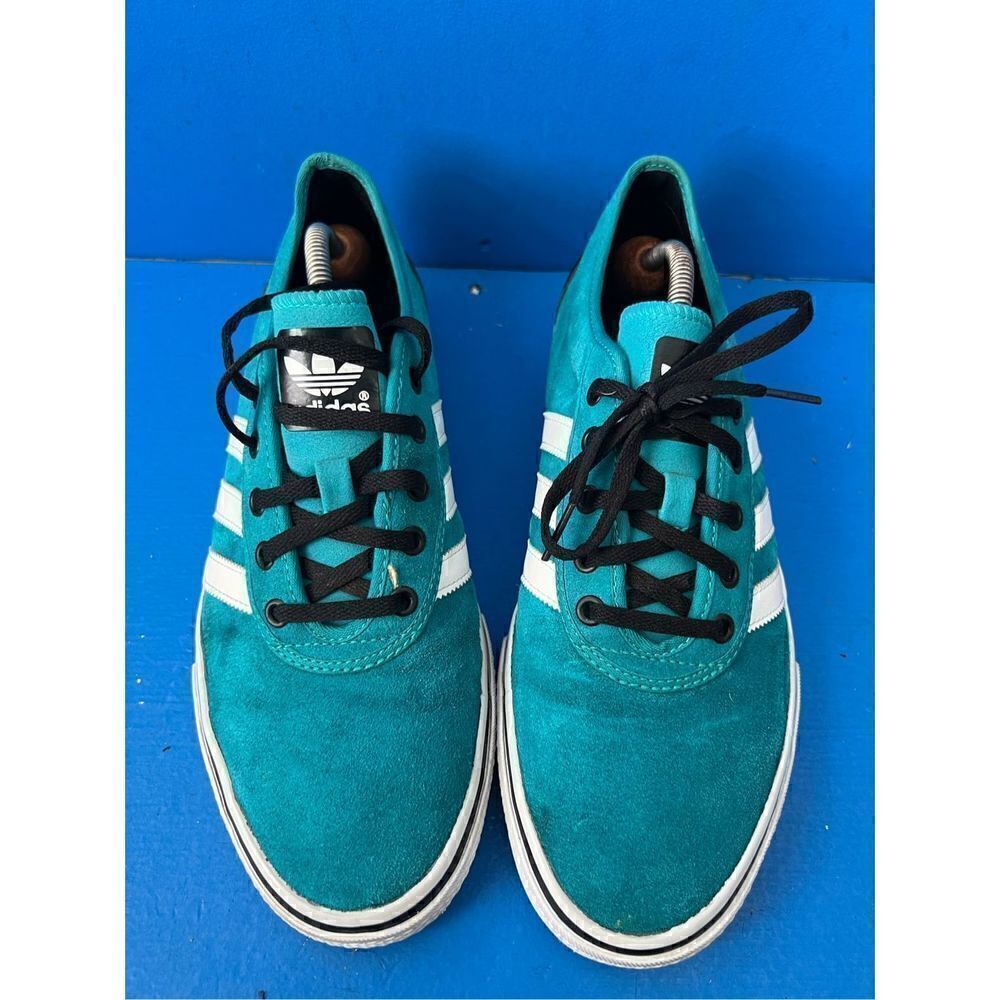 adidas Eldridge Sneaker Mens 10 Blue Skateboarding Shoes Low Top 029002 Athletic